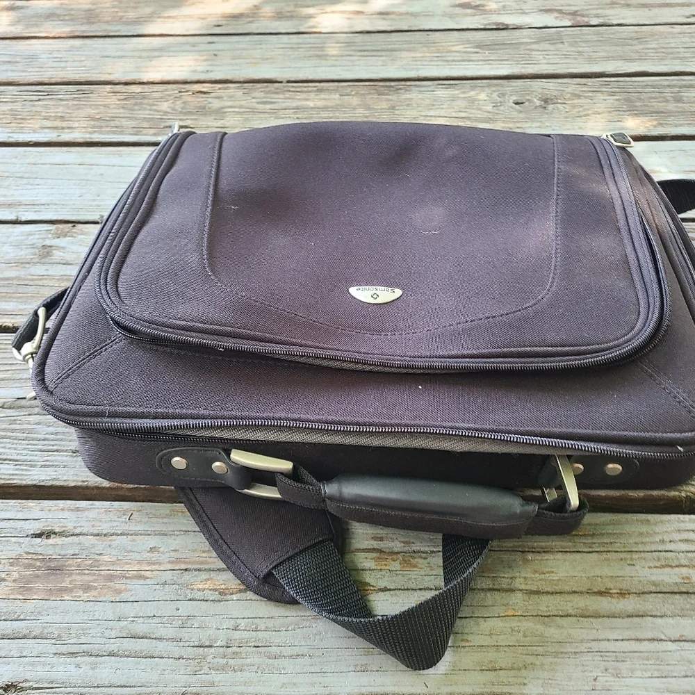 Samsonite Computer Laptop Bag Portfolio Messenger Bag Travel‎ Case Black